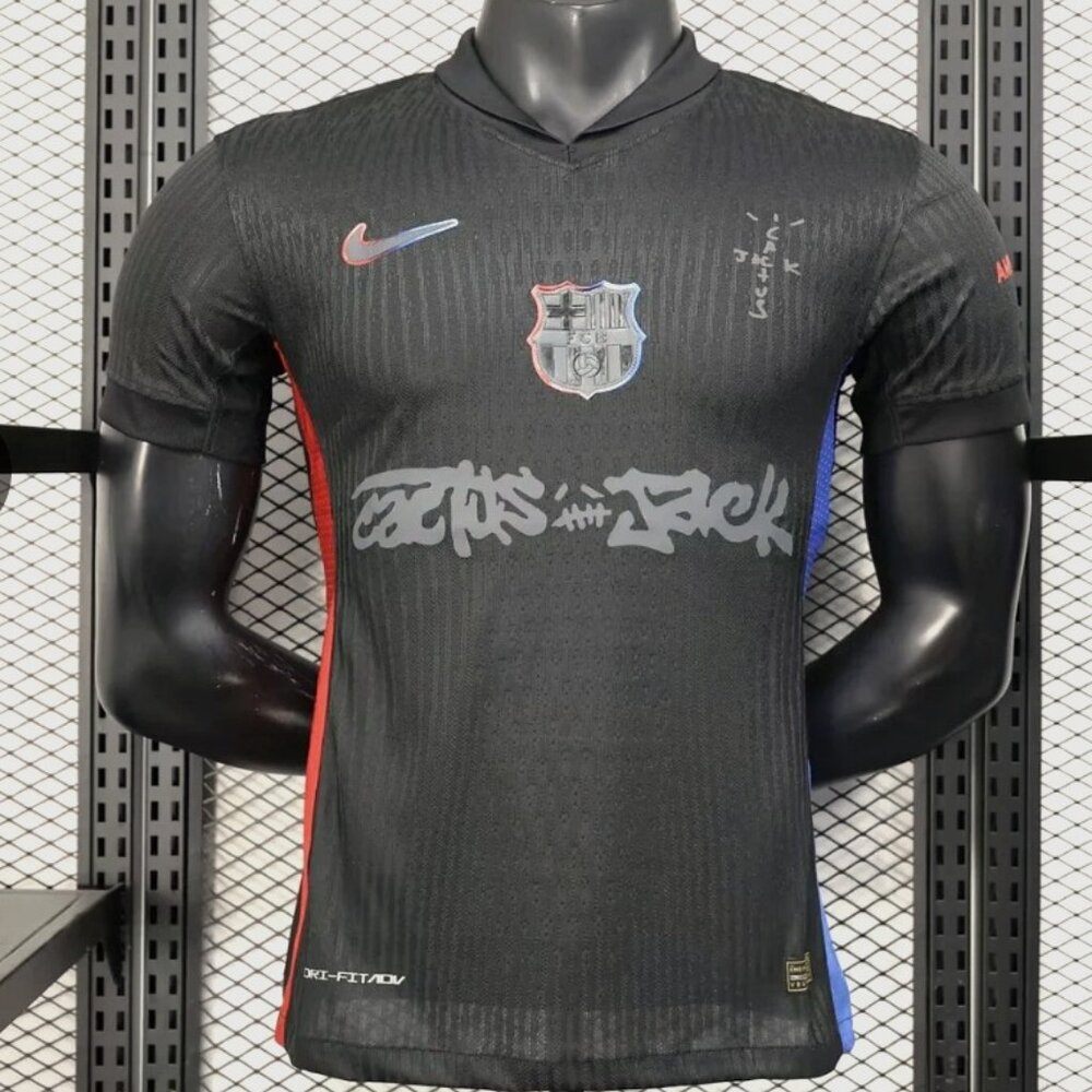 2024/2025 Player Version Barcelona Away Travis Scott X Barcelona